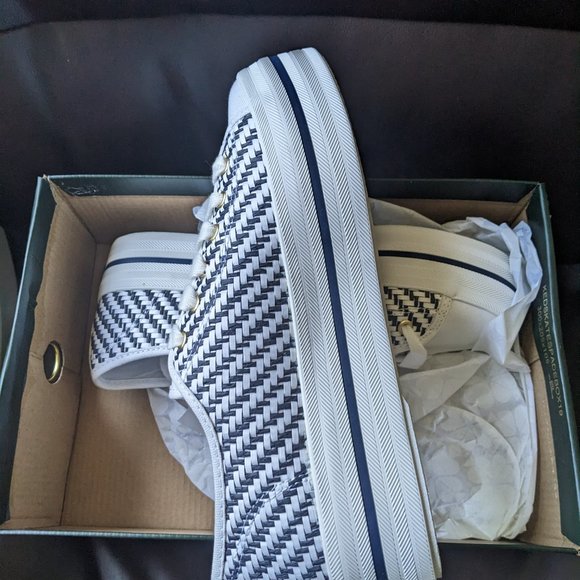 NIB | Keds X Kate Spade New York Triple Up Woven Sneakers | 9 - Picture 3 of 9